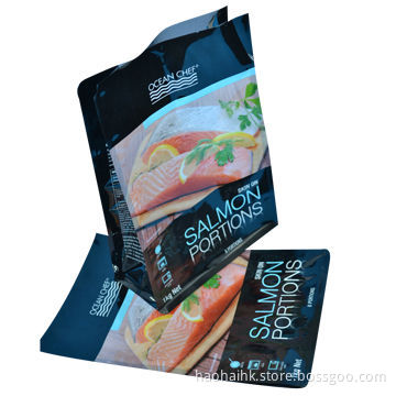 Flat Bottom with Zip Lock Food Packaging Bag, Made of OPP/VM-PET/PE Materials